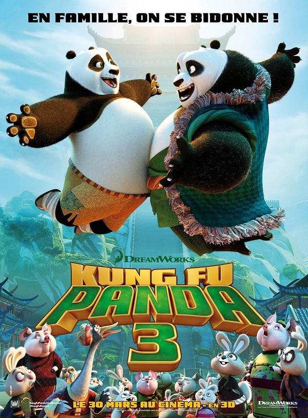 AFFICHE KUNG FU PANDA 3