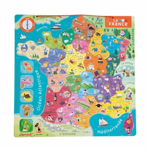 Carte de France méagntique puzzle enfant