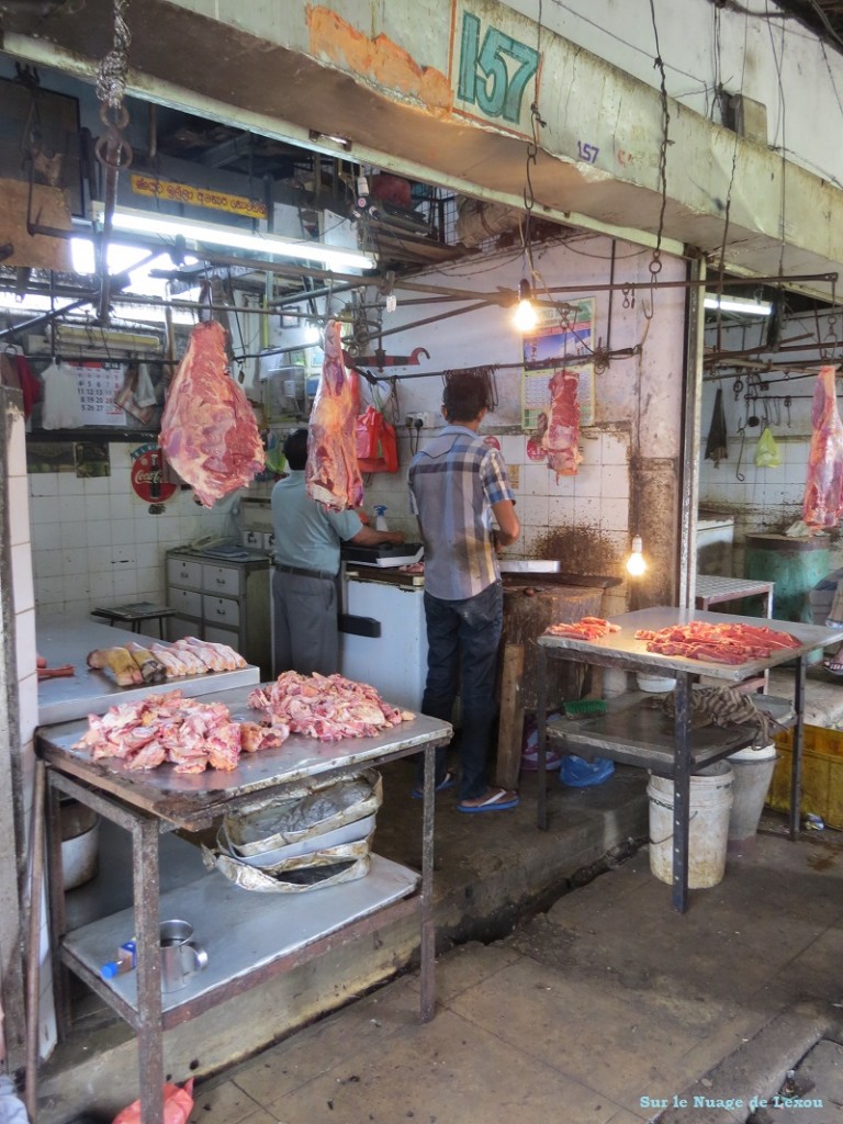Viande marché Kandy