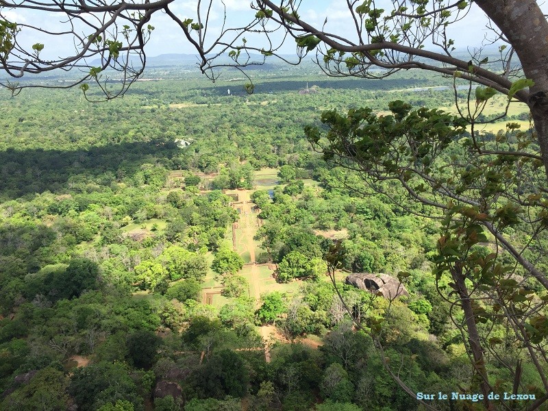 vue Sigiriya rocher