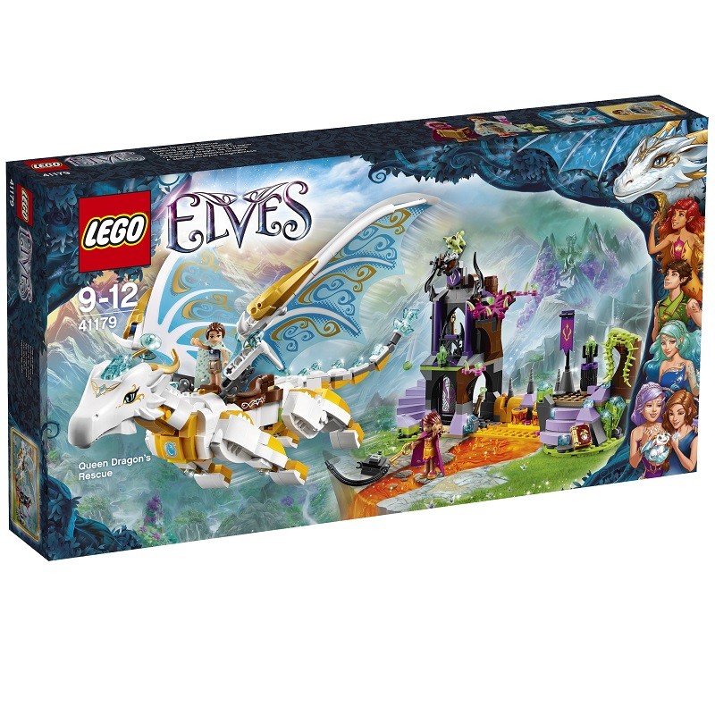 Sauvetage reine dragon Lego Elves