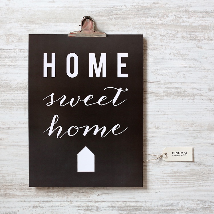 affiche home sweet home