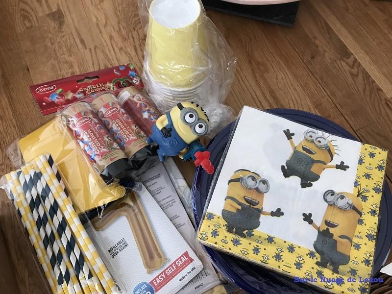 Decoration anniversaire Minions