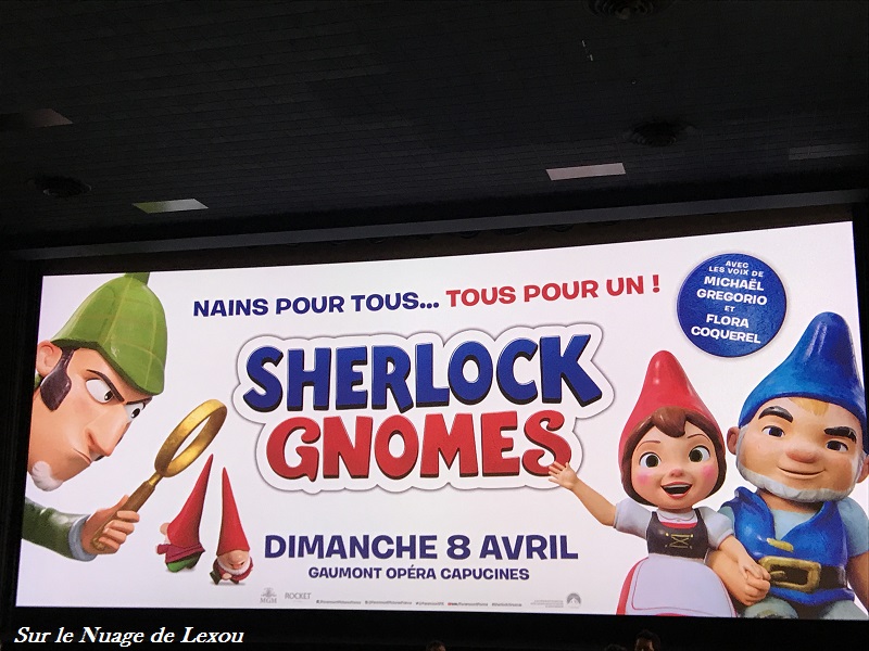 Sherlock Gnomes, sortie ciné pour les vacances! SHERLOCK GNOMES