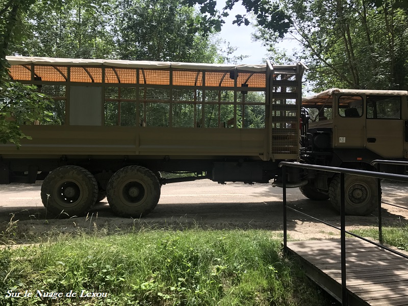 Une journée au zoo de Thoiry… CAMION BROUSSE THOIRY ZOO