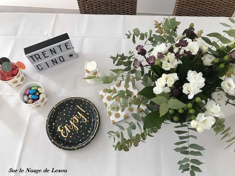 35 bougies… MA DECO ANNIVERSAIRE