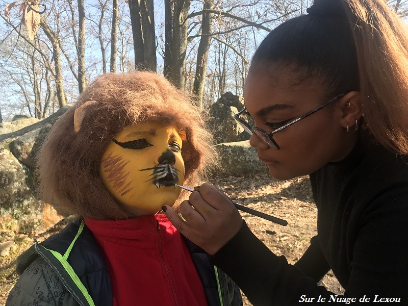 MAQUILLAGE TOURNAGE ACTION ENFANCE