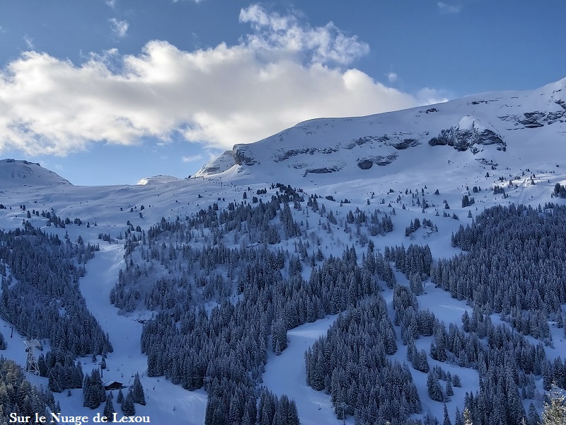 VUE TERRASSE DE VERET FLAINE