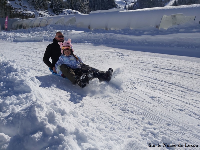 luge famille FLAINE