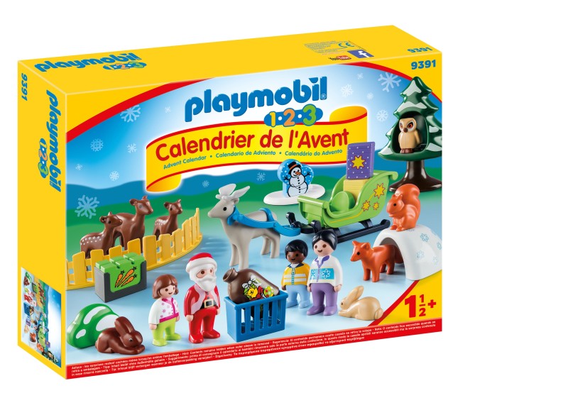 calendrier 123 animaux PLAYMOBIL boite