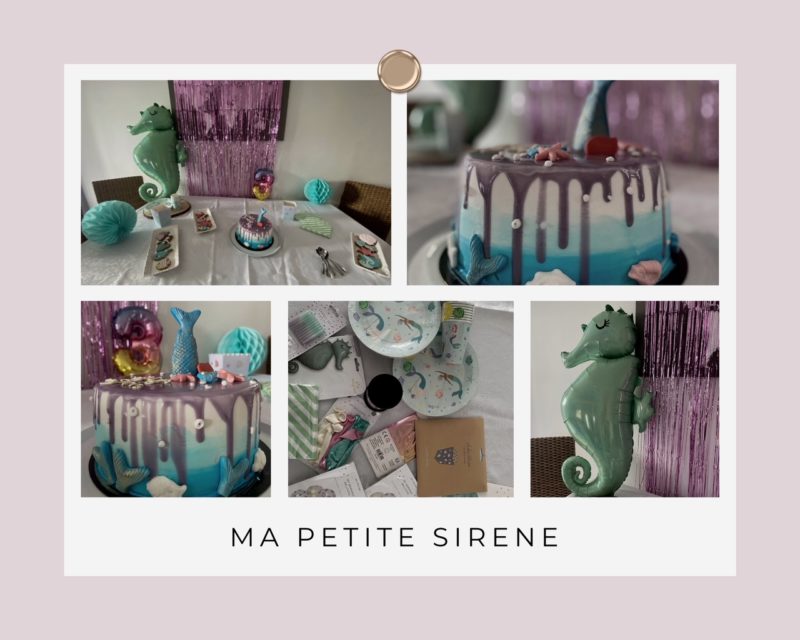 Fêtes d'anniversaire sirène - fête anniversaire enfant - Moi et ma déco